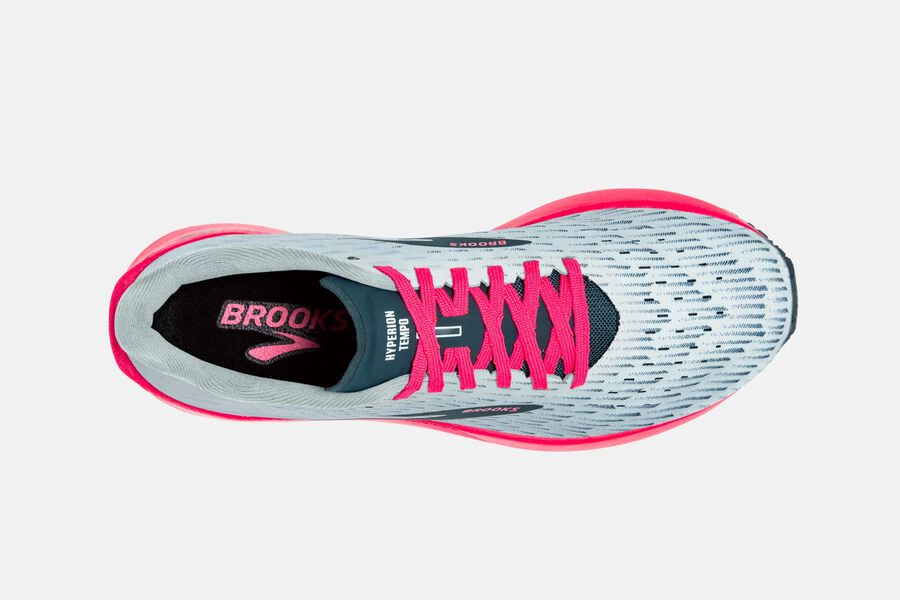 Brooks Hyperion Tempo Road Running Shoes - Womens - Grey/Pink - PG4625708